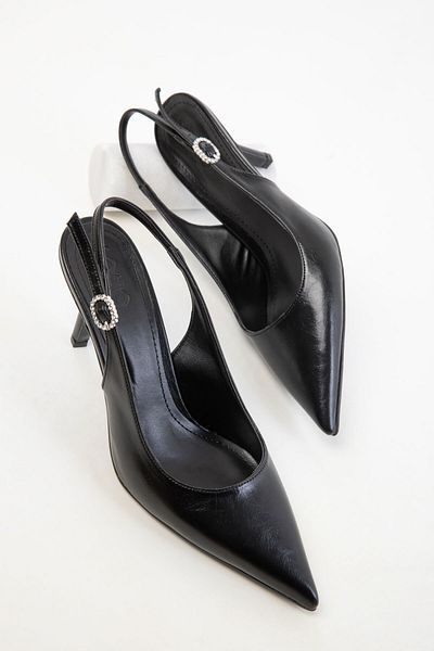 SOHO 20497 Schwarze klassische Damenschuhe mit Absatz