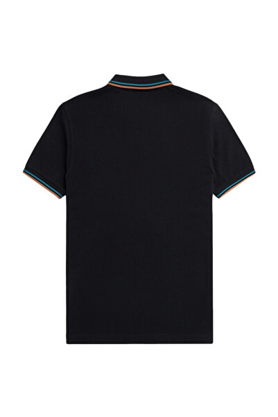 Fred Perry Pánské tričko Navy Polo Neck