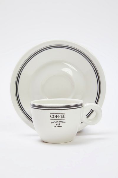 Trendyol Collection Set of 2 Printed Espresso/Coffee Cups