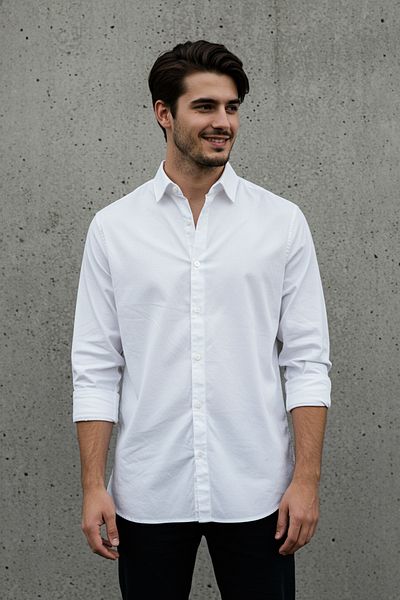 Trendyol Collection Übergroßes weißes Hemd – TMNSS25GO00045