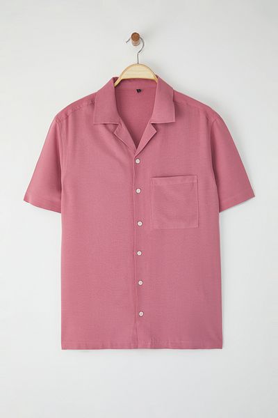 Trendyol Collection Πουκάμισο Dusty Rose κανονικό TMNSS25GO00061