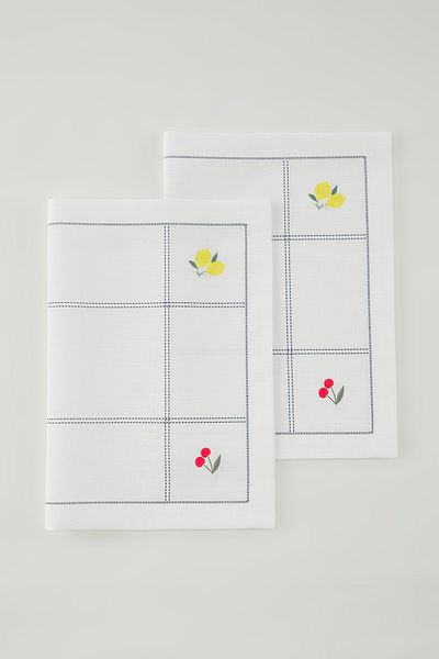 Trendyol Collection Zestaw 2 podkładek z nadrukiem owoców 30x50cm TPHSS25RUN00014