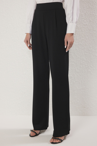 Trendyol Modest Black Side Binding Detailed Knitted Bottom-Top Suit Tctss25Au00001