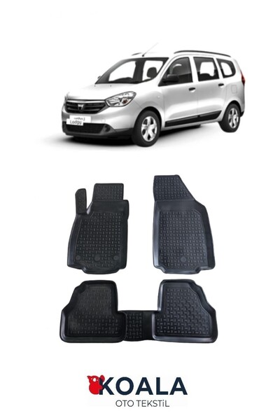 KoalaOtoTekstil Dacia Lodgy Havuzlu Paspas 2013 2021