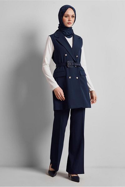Alvina Costum vestă cu curea și pantaloni 45519