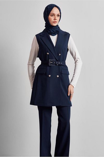 Alvina Costum vestă cu curea și pantaloni 45519