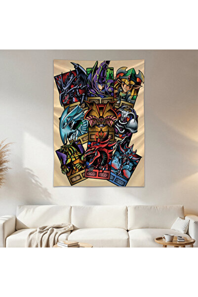 Geek Cultcha Yu-Gi-Oh Wall Drape Wall Tapestry First Quality Satin Fabric Poster