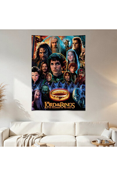 Geek Cultcha Lord of the Rings Wall Covering Tapestry First Quality Satin Fab...