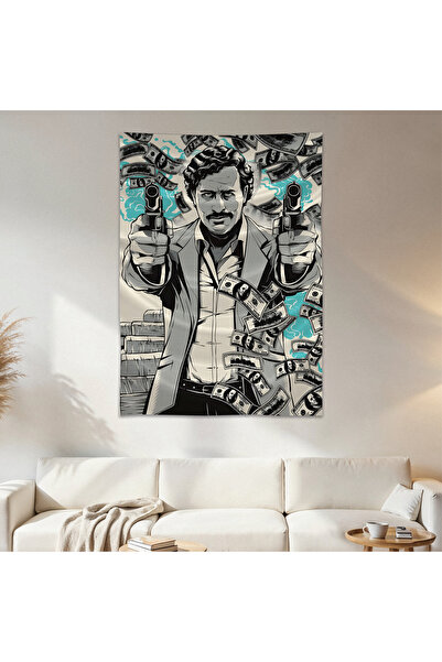 Geek Cultcha Pablo Escobar Wall Drape Wall Tapestry First Quality Satin Fabri...