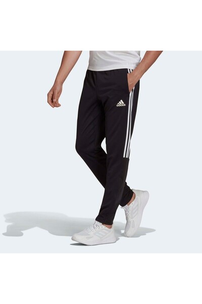 adidas AEROREADY Sereno Slim Tapered Erkek Siyah Eşofman Altı (H28909)