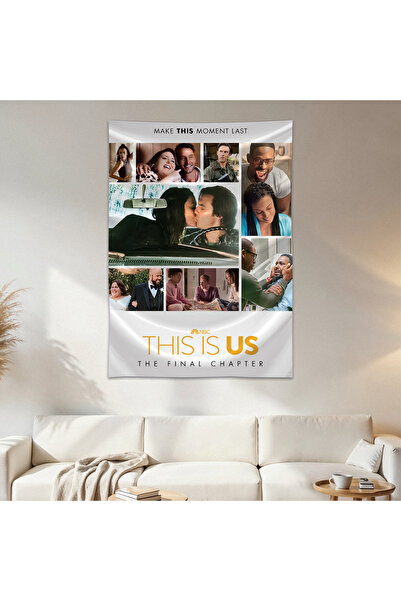 Geek Cultcha This Is Us Wall Cloth Wall Tapestry First Quality Satin Fabric P...