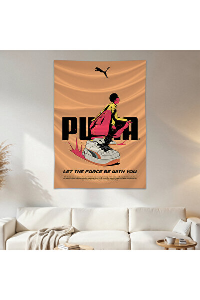 Geek Cultcha Sneakers Old Advertising Wall Cloth Wall Tapestry First Quality ...