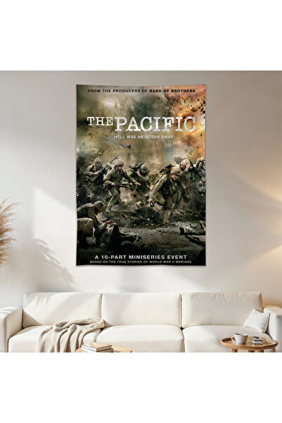 Geek Cultcha نسيج الساتان عالي الجودة من The Pacific Wall Drape Wall Tapestry