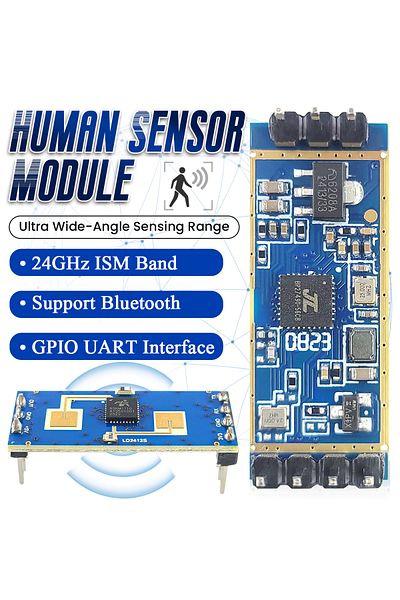 Choice LD2412 Human Presence Sensing Radar Module Sensor 24GHz ISM Frequency Sensitive Body Moving Senso...