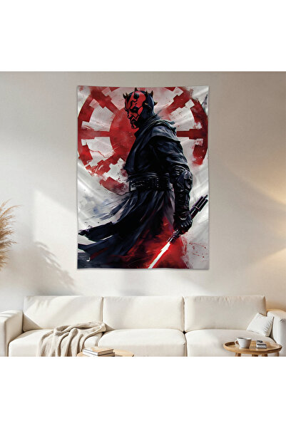 Geek Cultcha Darth Maul Wall Covering Tapestry First Quality Satin Fabric Poster