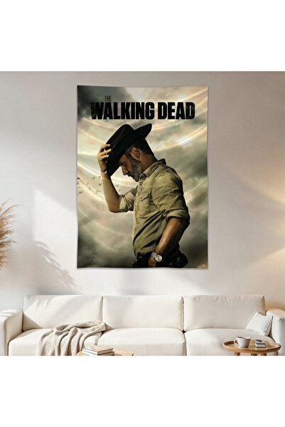 Geek Cultcha The Walking Dead Wall Cloth Wall Tapestry First Quality Satin Fa...