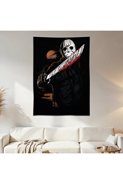 Geek Cultcha Friday the 13Th Jason Wall Drape Wall Tapestry First Quality Sat...