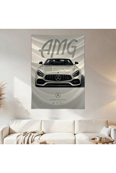 Geek Cultcha Mercedes Wall Cloth Wall Carpet First Quality Satin Fabric Poster