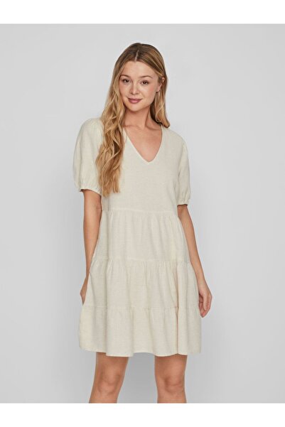 VILA Kurzkleid Kurzärmeliges