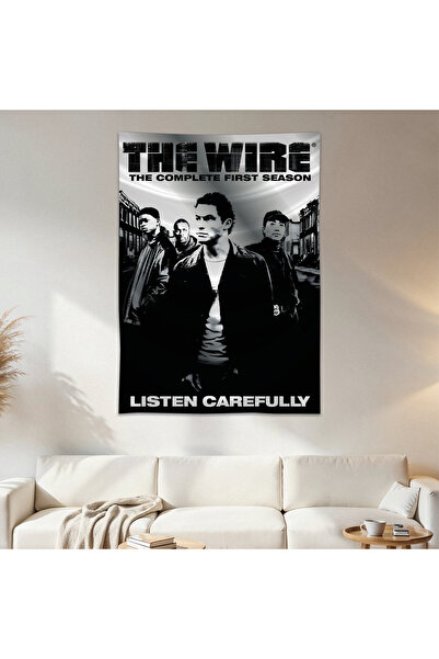 Geek Cultcha The Wire Wall Drape Wall Tapestry First Quality Satin Fabric Poster