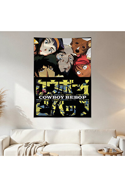 Geek Cultcha Cowboy Bebop Wall Drape Wall Tapestry First Quality Satin Fabric...