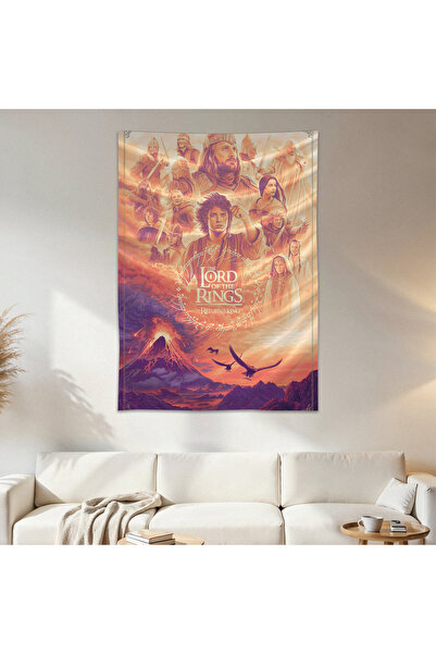 Geek Cultcha Lord of the Rings Wall Covering Tapestry First Quality Satin Fab...