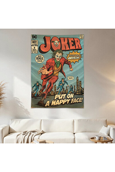 Geek Cultcha Joker Wall Covering Wall Carpet First Quality Satin Fabric Poster
