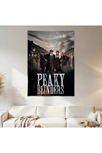 Geek Cultcha Peaky Blinders Wall Drape Wall Tapestry First Quality Satin Fabr...