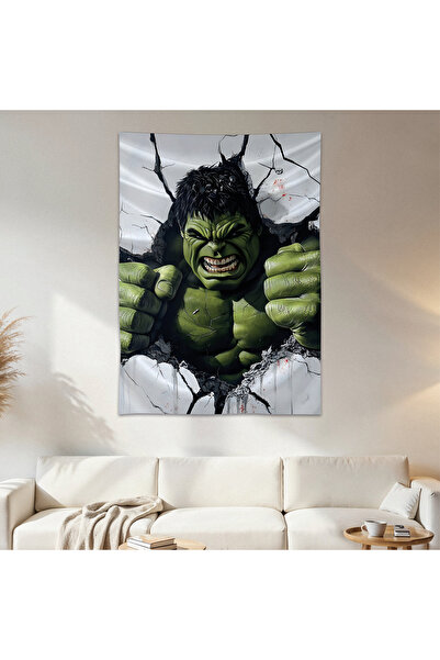 Geek Cultcha Hulk Wall Covering Wall Carpet First Quality Satin Fabric Poster