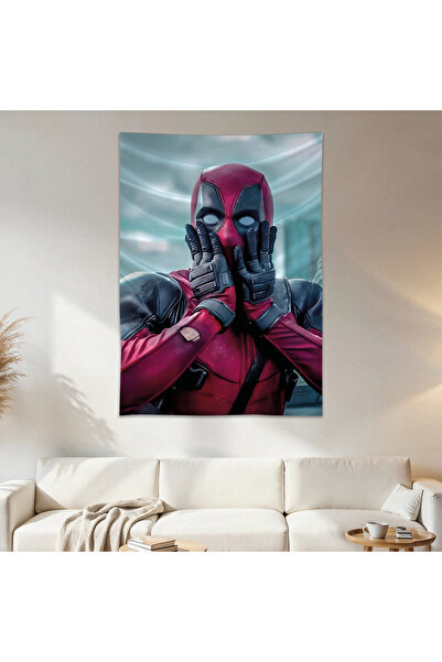 Geek Cultcha Deadpool Wall Drape Wall Tapestry First Quality Satin Fabric Poster