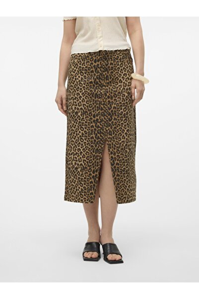 Vero Moda Rock VMVERI Hohe Taille Langer Rock