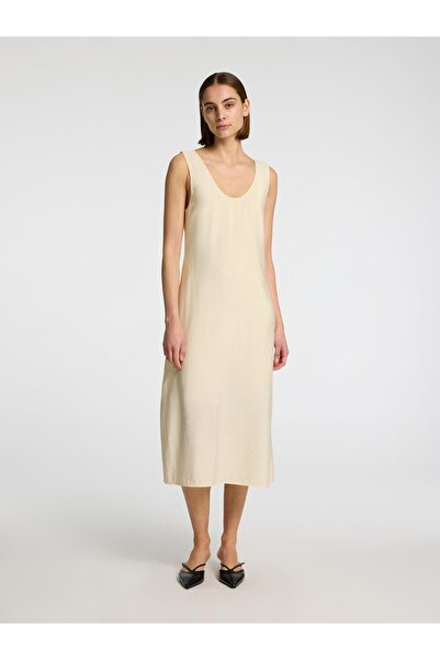 Selected Femme Midikleid Ärmelloses