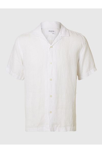 Selected Homme Kurzarmhemd 100% Leinen