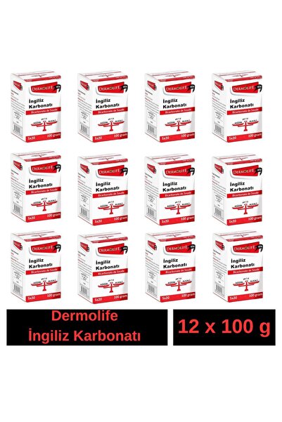 Dermolife İngiliz Karbonatı 12 x 100 g 12 li Set