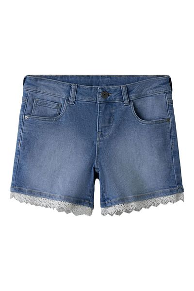TWO SOON Jeansshorts Slim Fit Spitzen