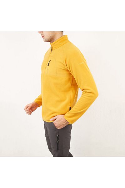 Alpinist Gamma Men's Mustard Fleece Sweatshirt (Al 600508 -Har)