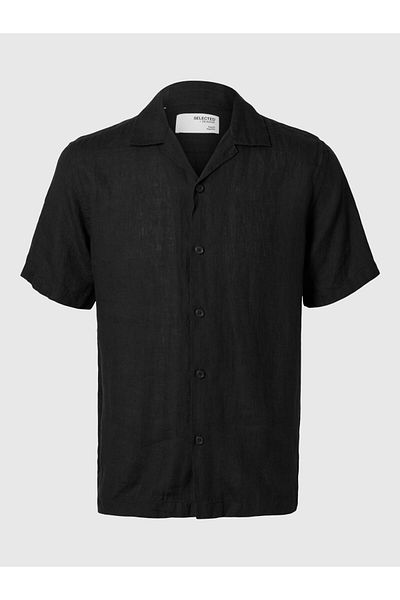 Selected Homme Kurzarmhemd 100% Leinen