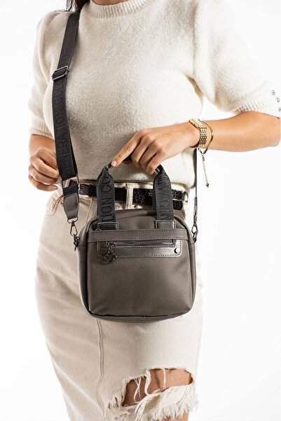 Berlin bags Round Çok Gözlü Çapraz Askılı Omuz Ve El çantası