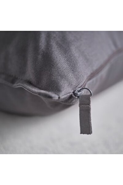IKEA GURLI Cushion Cover Dark Grey 50x50 cm – 100% Cotton, 50% Recycled
