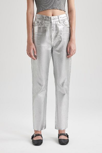 DeFacto Straight Cut Regular Waist Ankle Length Jean Trousers - B2767Ax23Au
