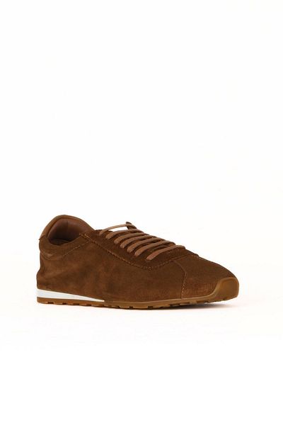 Bueno Shoes Мъжки маратонки от велур в кафяво 16ma8215