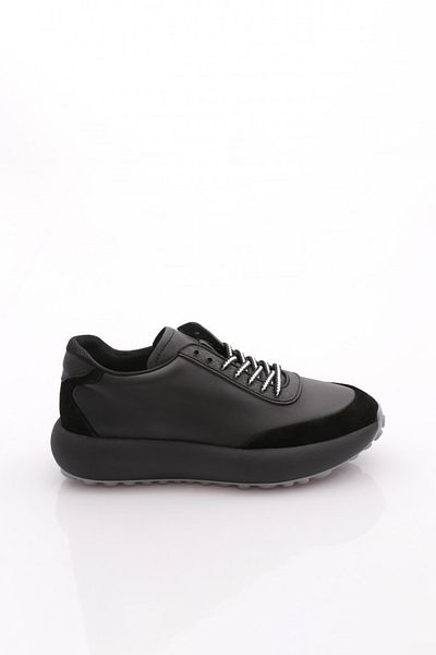 DGN Ανδρικά παπούτσια Casual Μαύρο Suede Μαύρο 3236828