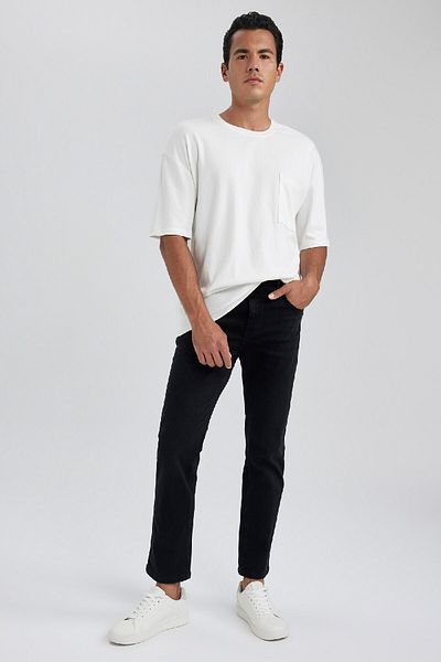 DeFacto Džínové kalhoty Sergio Regular Fit Regular Fit Pravidelný pas Trubice W6868az23au