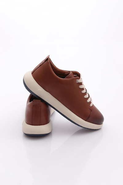 DGN Erkek Bağcıklı Sneaker Ayakkabı Taba Antik 3144328
