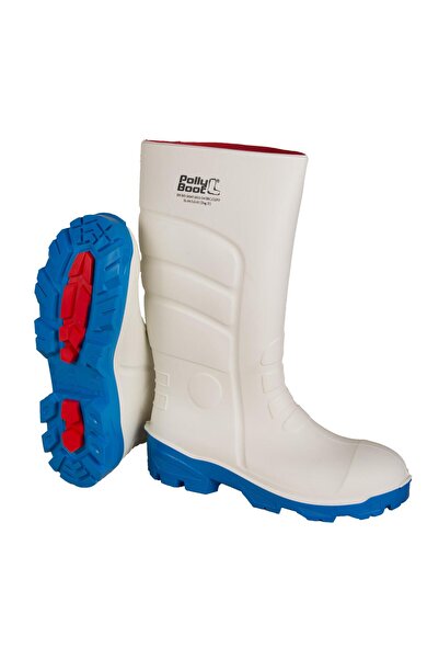 Polly Boot Pollyboot Vega S4 Beyaz Çelik Burunlu Çizme 42 Numara
