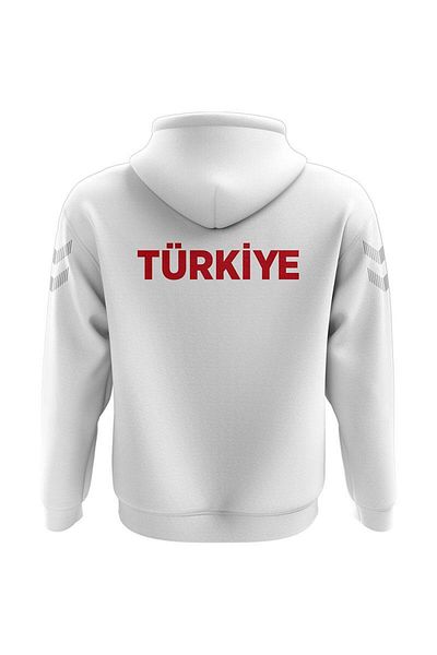 hummel Βαμβακερό φούτερ Armin National Team Λευκό