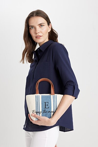 DeFacto Kadın Kanvas El Çantası B9343AXNS