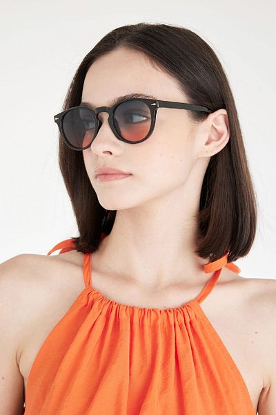 DeFacto Women's Round Sunglasses - D0887AXNS