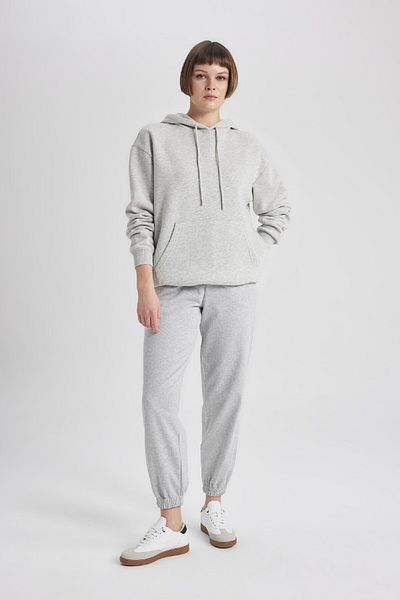 DeFacto Standardgröße, elastische Taille, Basic, gerade Jogger-Jogginghose U3491az24sp