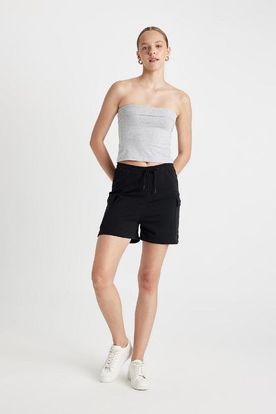 DeFacto Straight Leg Regular Fit Shorts - Y0102Az24Sm